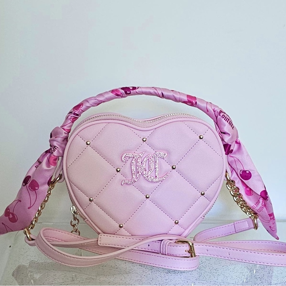 Juicy Couture Light Pink Heart Mini Bag